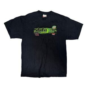 Dale Earnhardt Chase Authentic Nascar Black Shirt Men's L Mountain Dew
